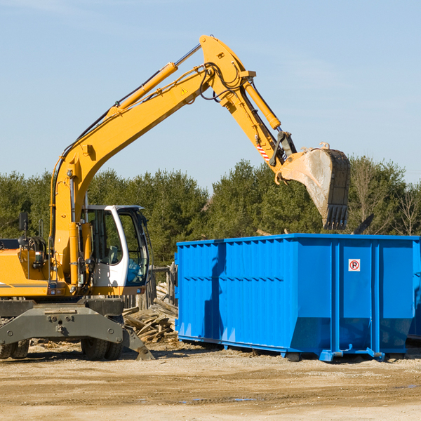 how many times can i have a residential dumpster rental emptied in South Hill